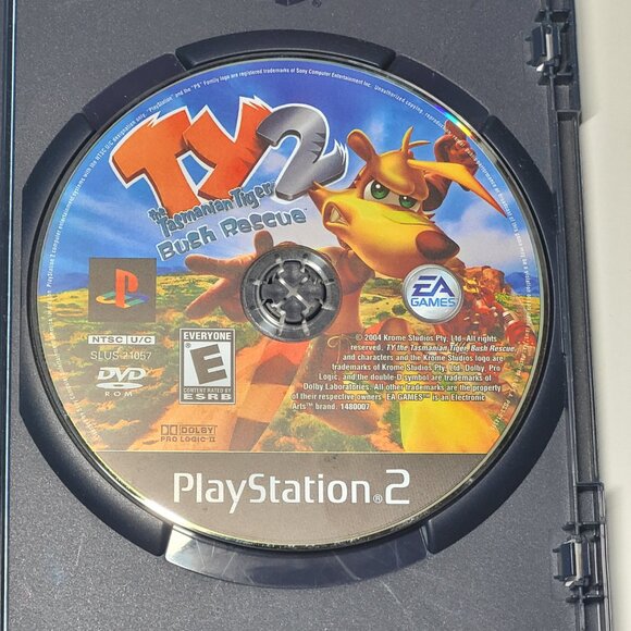 Ty The Tasmanian Tiger 2 Bush Rescue Playstation 2 PS2 complete cib video game - Picture 3 of 5